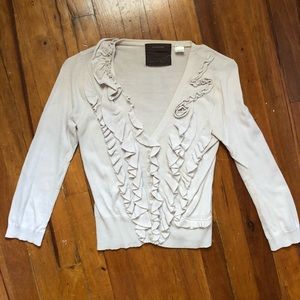 Anthropologie taupe sweater